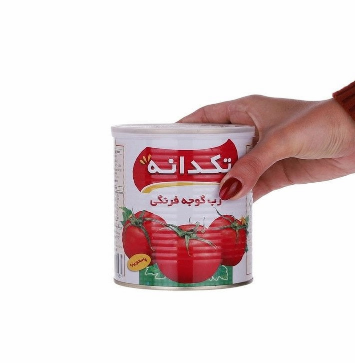 رب گوجه فرنگی تکدانه با پایه طعمی قوی برای غذاهای جاافتاده و پرملات